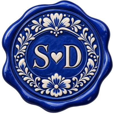 Sello de talavera · Stephany y Daniel